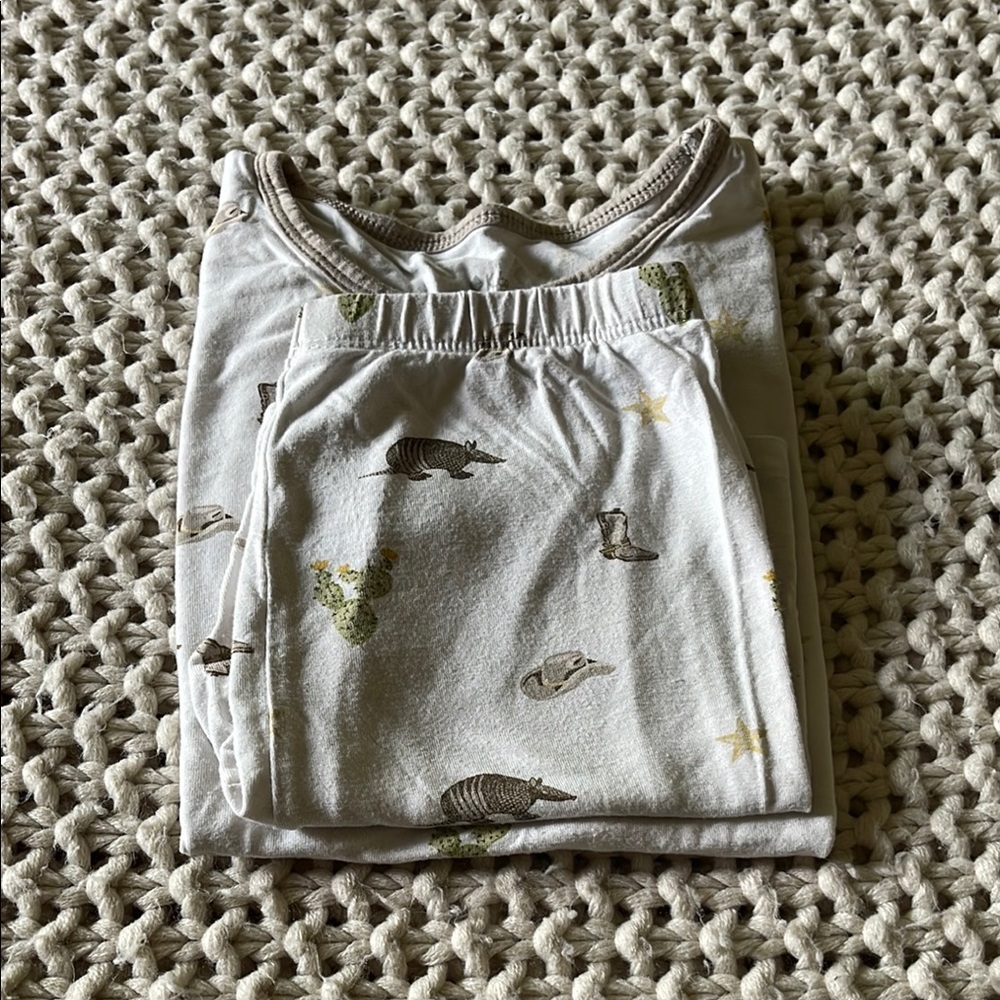 Kyte BABY Sort/Short Sleeve Gender Neutral Super Soft Bamboo Pajamas